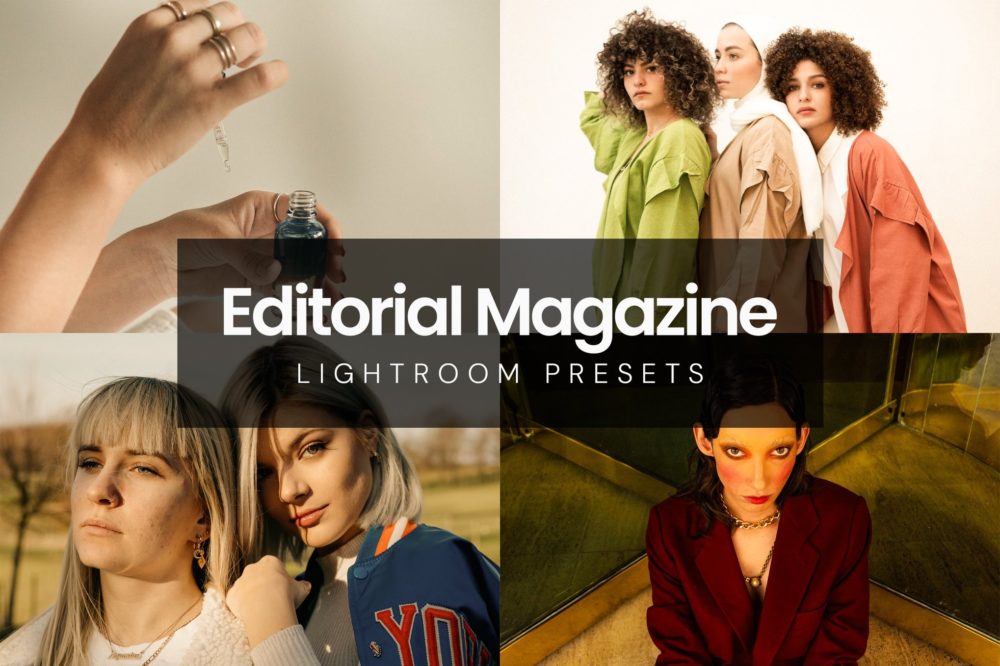 时尚创意杂志肖像摄影照片调色Lightroom预设 Editorial Magazine Lightroom Presets , 第1张-素材湾丨精选海外优质设计素材资源 时尚创意杂志肖像摄影照片调色Lightroom预设 Editorial Magazine Lightroom Presets , sucaiwan.com