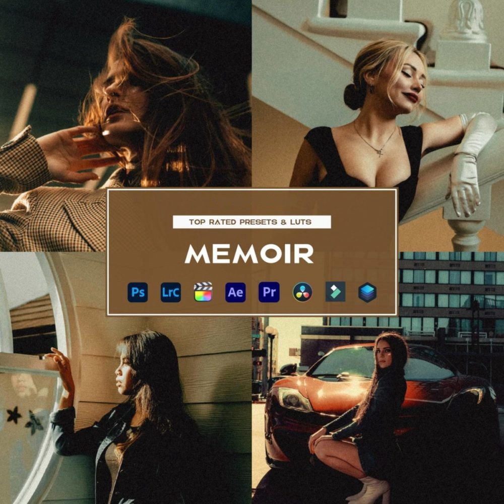 永恒复古经典渐晕胶片颗粒模拟人像摄影照片调色Lightroom预设 Presets – Memoir Preset Collection , 第1张-素材湾丨精选海外优质设计素材资源 永恒复古经典渐晕胶片颗粒模拟人像摄影照片调色Lightroom预设 Presets – Memoir Preset Collection , sucaiwan.com
