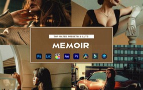 永恒复古经典渐晕胶片颗粒模拟人像摄影照片调色Lightroom预设 Presets – Memoir Preset Collection