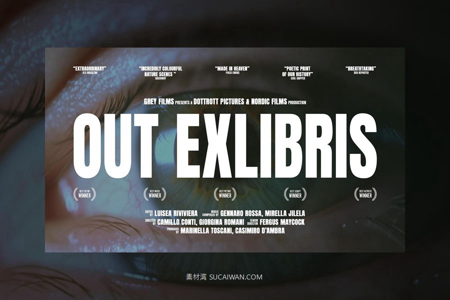 12款电影电视剧预告片海报psd分层源文件模版 Film Titles Collection , 第9张-素材湾丨精选海外优质设计素材资源 12款电影电视剧预告片海报psd分层源文件模版 Film Titles Collection , sucaiwan.com