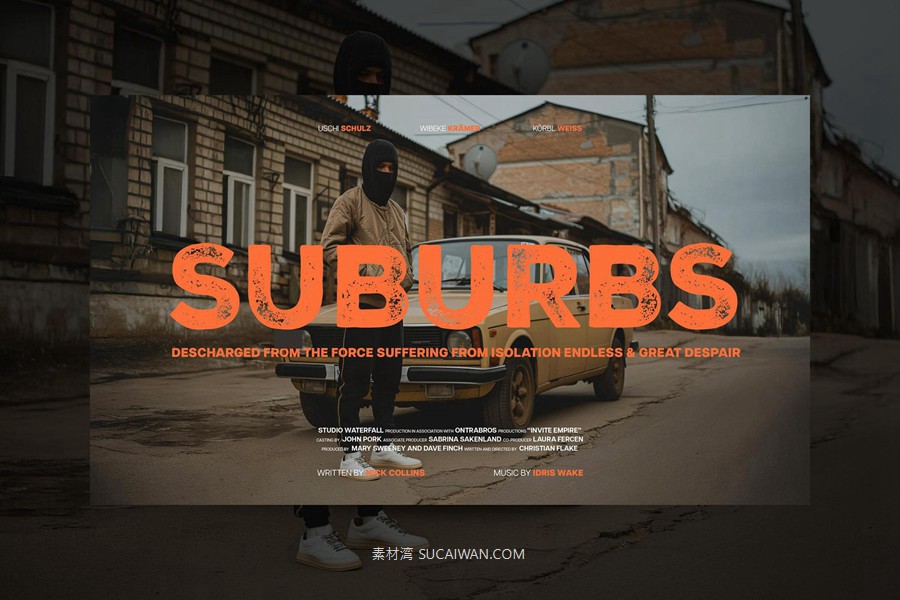 12款电影电视剧预告片海报psd分层源文件模版 Film Titles Collection , 第11张-素材湾丨精选海外优质设计素材资源 12款电影电视剧预告片海报psd分层源文件模版 Film Titles Collection , sucaiwan.com