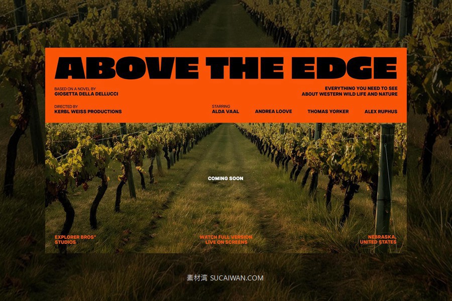 12款电影电视剧预告片海报psd分层源文件模版 Film Titles Collection , 第17张-素材湾丨精选海外优质设计素材资源 12款电影电视剧预告片海报psd分层源文件模版 Film Titles Collection , sucaiwan.com