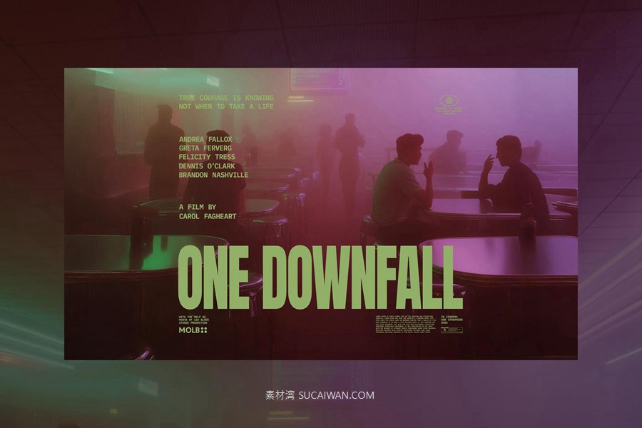 12款电影电视剧预告片海报psd分层源文件模版 Film Titles Collection , 第19张-素材湾丨精选海外优质设计素材资源 12款电影电视剧预告片海报psd分层源文件模版 Film Titles Collection , sucaiwan.com