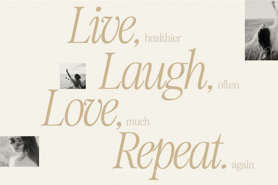 经典优雅复古美学徽标logo包装标题婚礼海报设计衬线英文字体安装包 Fitzgerald — Classic Retro Serif 设计素材 第3张-素材湾丨精选海外优质设计素材资源 经典优雅复古美学徽标logo包装标题婚礼海报设计衬线英文字体安装包 Fitzgerald — Classic Retro Serif 设计素材 sucaiwan.com