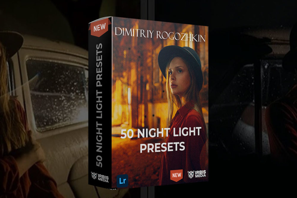 50款黑暗夜间街头扫街人像摄影照片调色Lightroom预设包 Dimitry Rogozhkin – Night Light Presets , sucaiwan.com