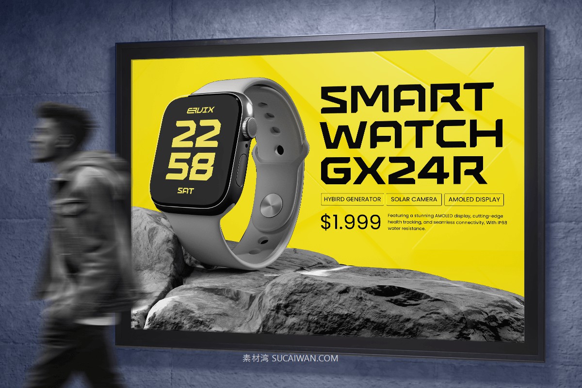 现代科幻赛博朋克风品牌海报电子竞技设计无衬线英文字体 Glander – Techno Font , 第6张-素材湾丨精选海外优质设计素材资源 现代科幻赛博朋克风品牌海报电子竞技设计无衬线英文字体 Glander – Techno Font , sucaiwan.com