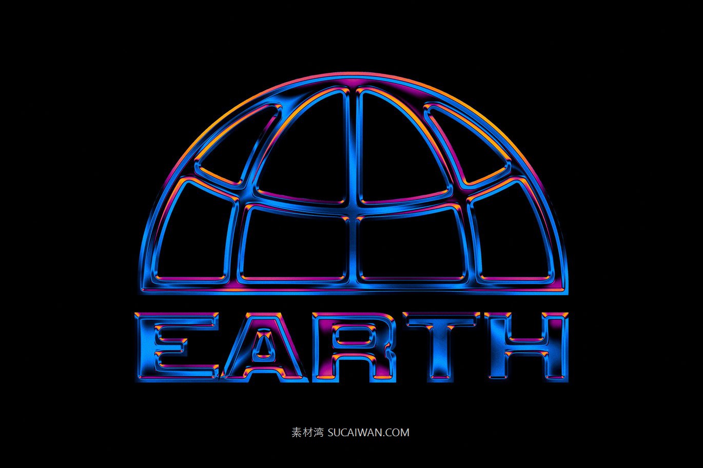 彩色全息金属发光效果ps标题文本特效滤镜样机 Colorful Chromatic Metal Text & Logo Effect , 第2张-素材湾丨精选海外优质设计素材资源 彩色全息金属发光效果ps标题文本特效滤镜样机 Colorful Chromatic Metal Text & Logo Effect , sucaiwan.com