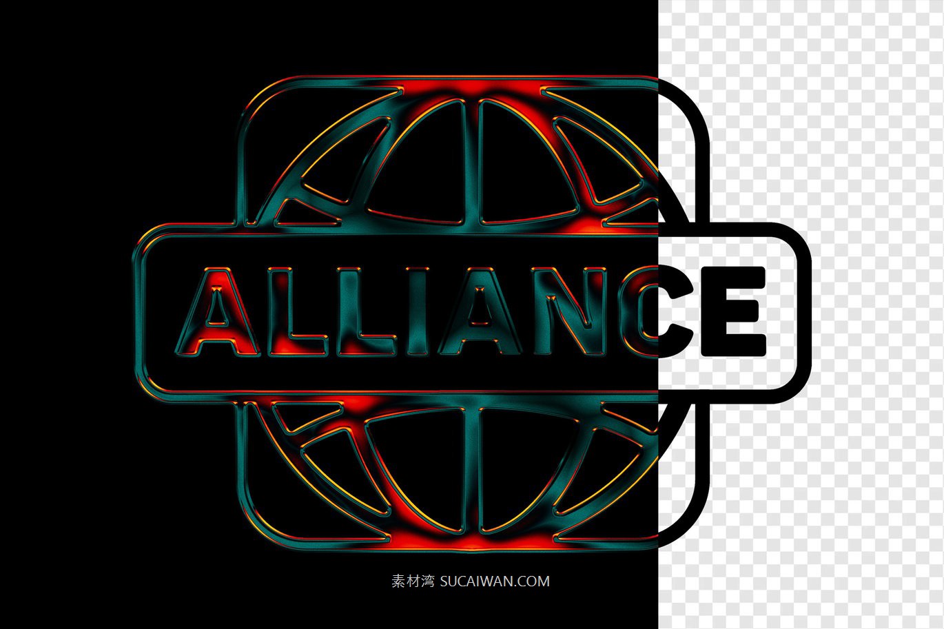 彩色全息金属发光效果ps标题文本特效滤镜样机 Colorful Chromatic Metal Text & Logo Effect , 第3张-素材湾丨精选海外优质设计素材资源 彩色全息金属发光效果ps标题文本特效滤镜样机 Colorful Chromatic Metal Text & Logo Effect , sucaiwan.com