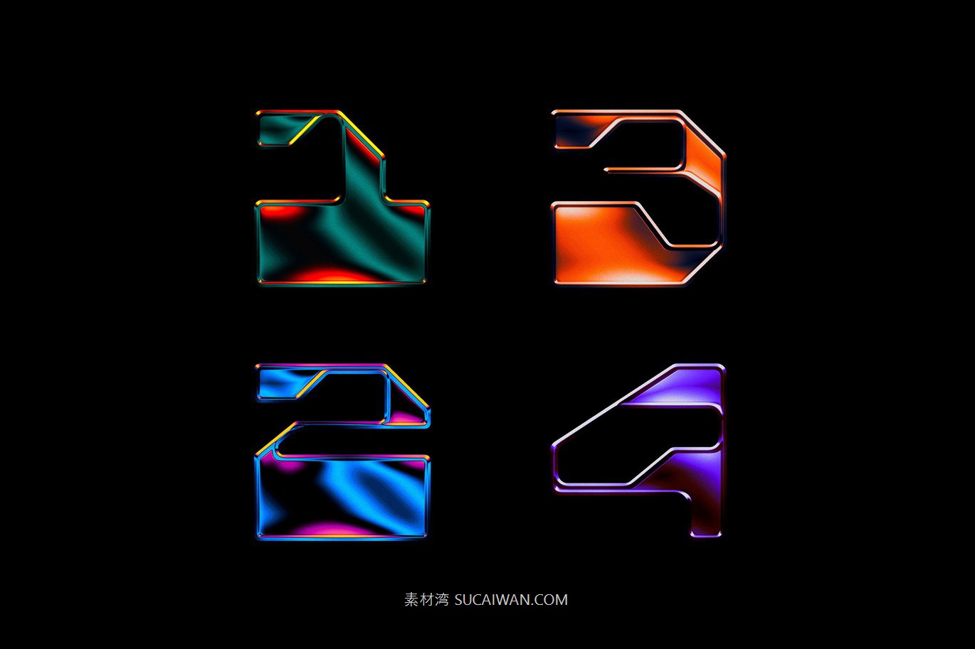 彩色全息金属发光效果ps标题文本特效滤镜样机 Colorful Chromatic Metal Text & Logo Effect , 第4张-素材湾丨精选海外优质设计素材资源 彩色全息金属发光效果ps标题文本特效滤镜样机 Colorful Chromatic Metal Text & Logo Effect , sucaiwan.com