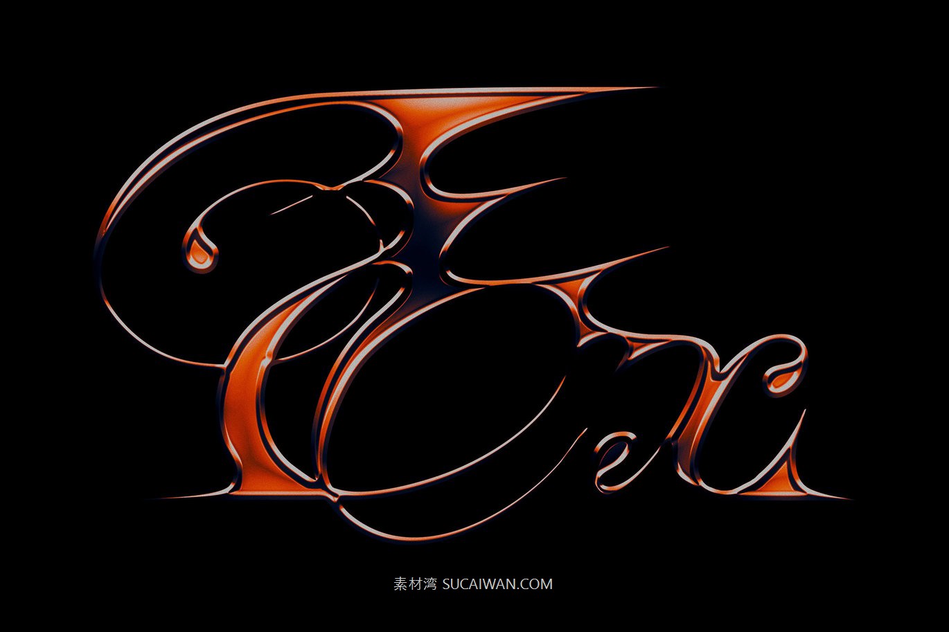 彩色全息金属发光效果ps标题文本特效滤镜样机 Colorful Chromatic Metal Text & Logo Effect , 第6张-素材湾丨精选海外优质设计素材资源 彩色全息金属发光效果ps标题文本特效滤镜样机 Colorful Chromatic Metal Text & Logo Effect , sucaiwan.com