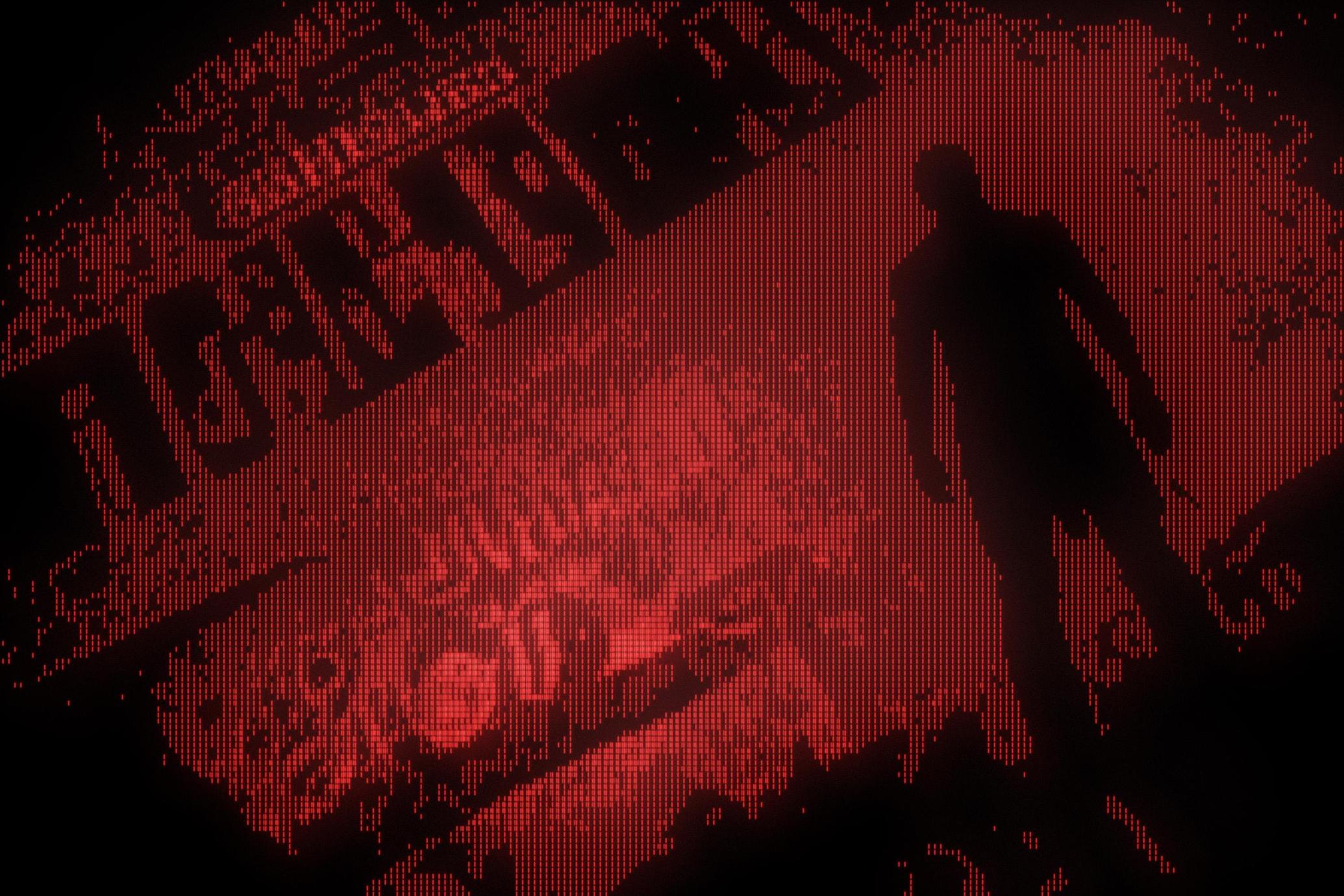 复古未来主义屏幕辉光像素化显示器反乌托邦效果PS(PSD)设计模板样机 Analog Retro-Futuristic Monitor Effect , sucaiwan.com