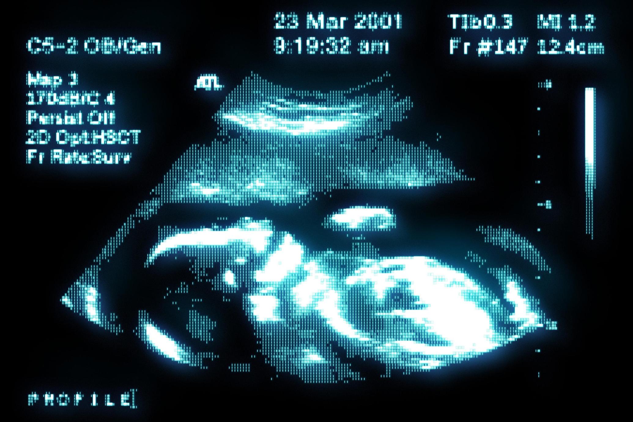 复古未来主义屏幕辉光像素化显示器反乌托邦效果PS(PSD)设计模板样机 Analog Retro-Futuristic Monitor Effect , sucaiwan.com