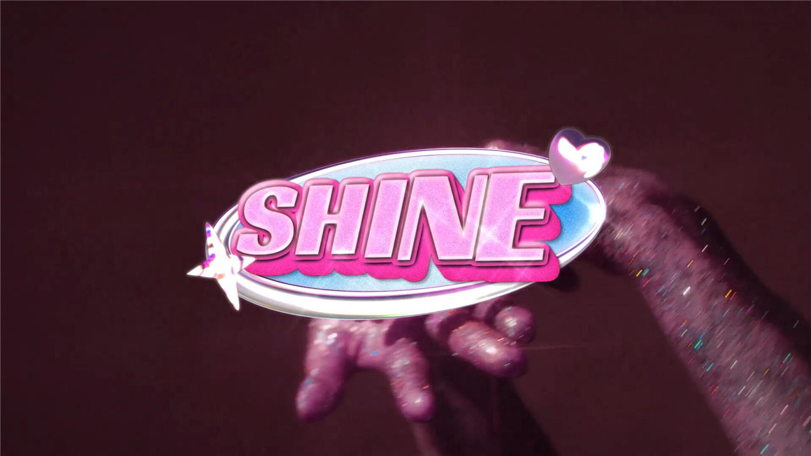 复古千禧Y2风格霓虹发光酸性镀铬金属短片音乐视频文字标题动画AE/PR模板 , sucaiwan.com