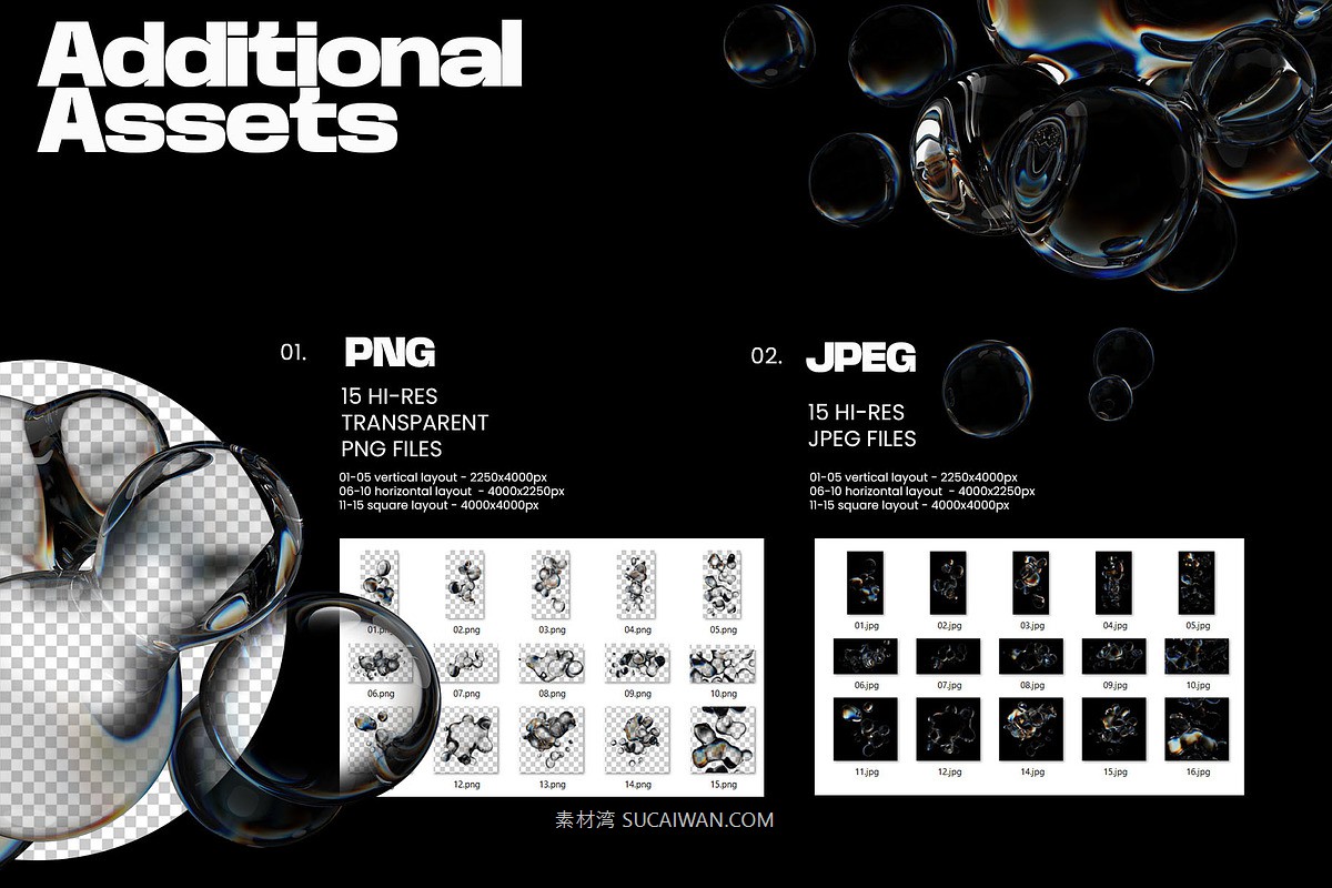 新潮透明液体水珠水滴失真故障扭曲折射特效海报字体标题设计ps样机动作素材 Bubble Photoshop Templates , 第8张-素材湾丨精选海外优质设计素材资源 新潮透明液体水珠水滴失真故障扭曲折射特效海报字体标题设计ps样机动作素材 Bubble Photoshop Templates , sucaiwan.com