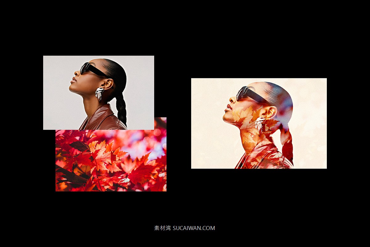 老式噪点颗粒双重曝光照片效果PS特效滤镜样机 Double Exposure Template Effect , 第2张-素材湾丨精选海外优质设计素材资源 老式噪点颗粒双重曝光照片效果PS特效滤镜样机 Double Exposure Template Effect , sucaiwan.com