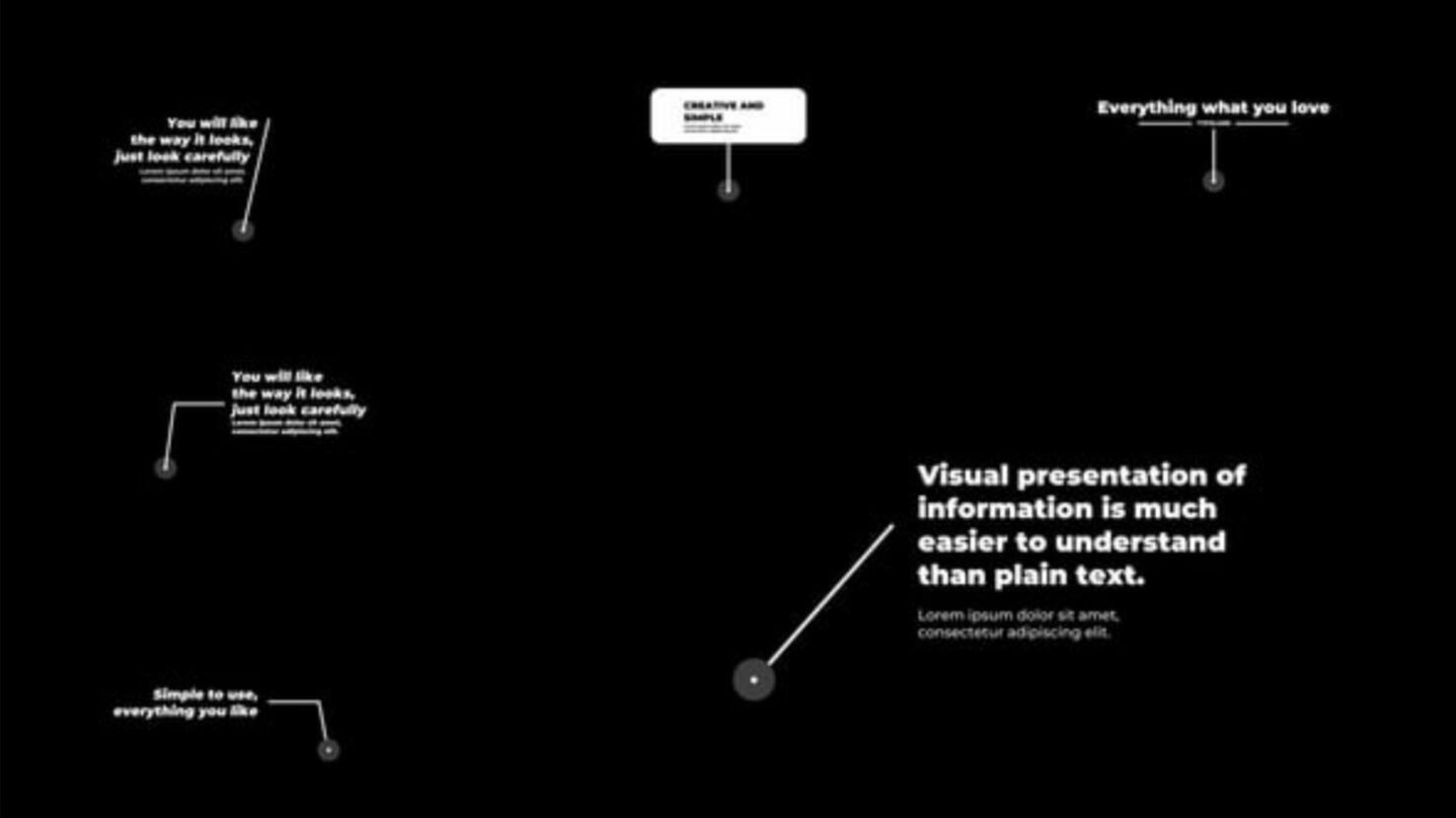达芬奇预设：简约呼出式线条标注文字标题排版动画 , sucaiwan.com