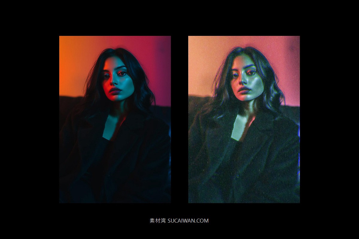 复古故障燥点模糊照片效果ps特效滤镜样机 1990s VHSTape Effect , 第4张-素材湾丨精选海外优质设计素材资源 复古故障燥点模糊照片效果ps特效滤镜样机 1990s VHSTape Effect , sucaiwan.com