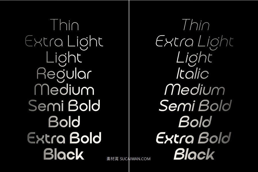 时尚优雅品牌海报徽标设计无衬线英文字体安装包 Glorida , 第2张-素材湾丨精选海外优质设计素材资源 时尚优雅品牌海报徽标设计无衬线英文字体安装包 Glorida , sucaiwan.com