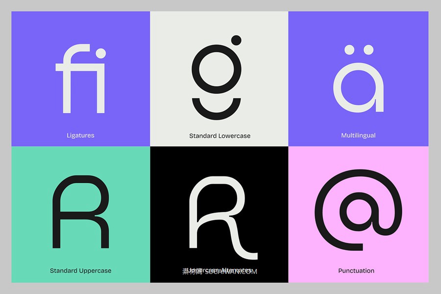 时尚优雅品牌海报徽标设计无衬线英文字体安装包 Glorida , 第3张-素材湾丨精选海外优质设计素材资源 时尚优雅品牌海报徽标设计无衬线英文字体安装包 Glorida , sucaiwan.com