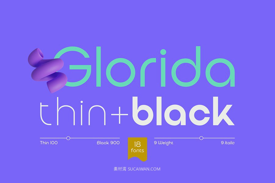 时尚优雅品牌海报徽标设计无衬线英文字体安装包 Glorida , 第12张-素材湾丨精选海外优质设计素材资源 时尚优雅品牌海报徽标设计无衬线英文字体安装包 Glorida , sucaiwan.com