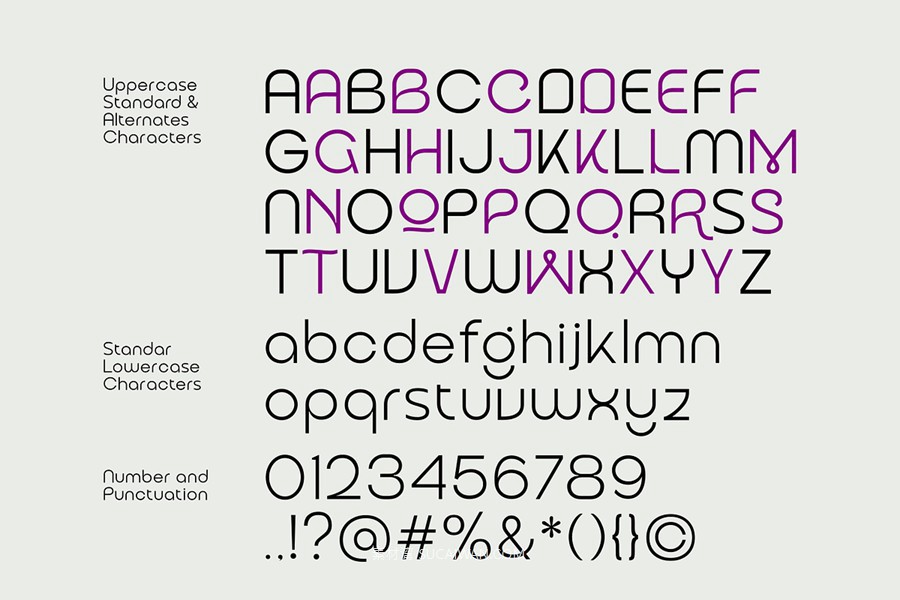 时尚优雅品牌海报徽标设计无衬线英文字体安装包 Glorida , 第15张-素材湾丨精选海外优质设计素材资源 时尚优雅品牌海报徽标设计无衬线英文字体安装包 Glorida , sucaiwan.com