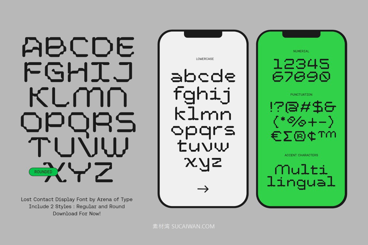 现代复古像素风等宽品牌游戏界面徽标设计Y2K装饰英文字体 AOT Lost Contact – Contemporary Pixel Font 设计素材 第8张-素材湾丨精选海外优质设计素材资源 现代复古像素风等宽品牌游戏界面徽标设计Y2K装饰英文字体 AOT Lost Contact – Contemporary Pixel Font 设计素材 sucaiwan.com