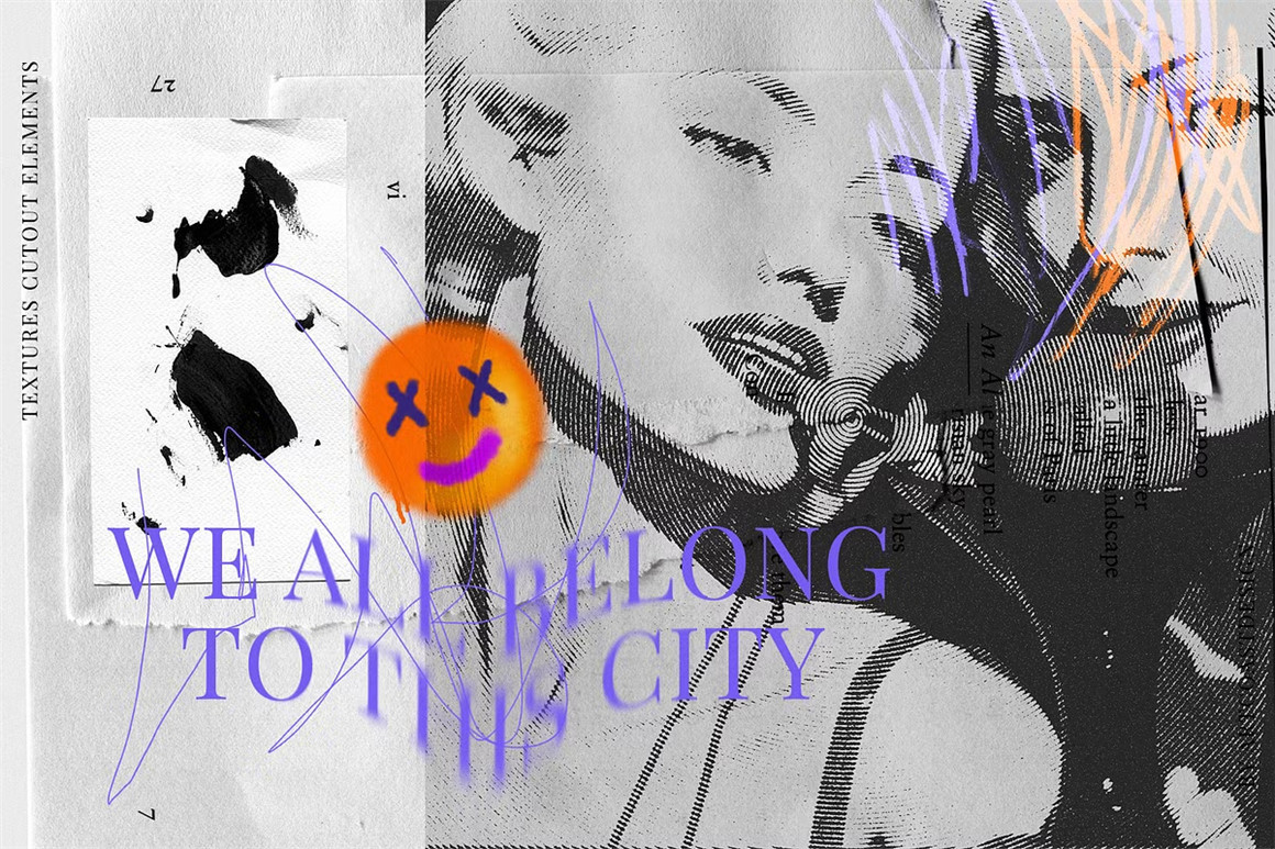 140个复古拼贴涂鸦艺术纸张纸片撕手绘混合PNG图片设计纸背景肌理套装 Grunge Paper Collage & Scribbles , 第3张-素材湾丨精选海外优质设计素材资源 140个复古拼贴涂鸦艺术纸张纸片撕手绘混合PNG图片设计纸背景肌理套装 Grunge Paper Collage & Scribbles , sucaiwan.com