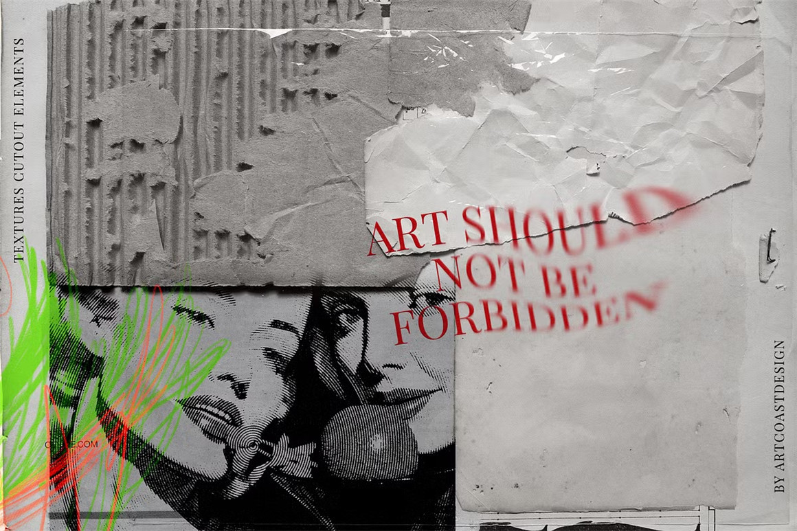 140个复古拼贴涂鸦艺术纸张纸片撕手绘混合PNG图片设计纸背景肌理套装 Grunge Paper Collage & Scribbles , 第4张-素材湾丨精选海外优质设计素材资源 140个复古拼贴涂鸦艺术纸张纸片撕手绘混合PNG图片设计纸背景肌理套装 Grunge Paper Collage & Scribbles , sucaiwan.com