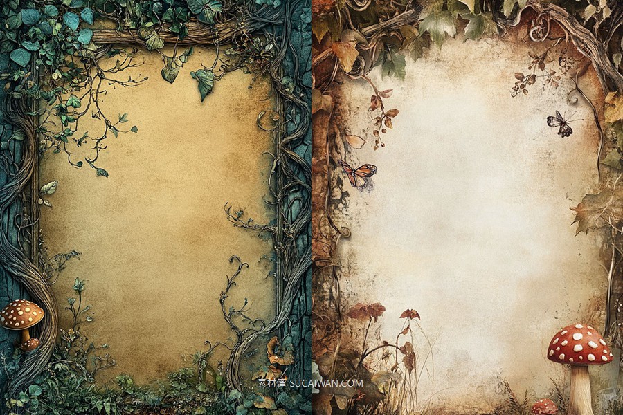 433组Ai智能Mj生成剪贴簿边框手机电脑壁纸提示词关键词咒语+背景图片 433 Ai Art Prompts for Scrapbooks Vol 4 , 第9张-素材湾丨精选海外优质设计素材资源 433组Ai智能Mj生成剪贴簿边框手机电脑壁纸提示词关键词咒语+背景图片 433 Ai Art Prompts for Scrapbooks Vol 4 , sucaiwan.com