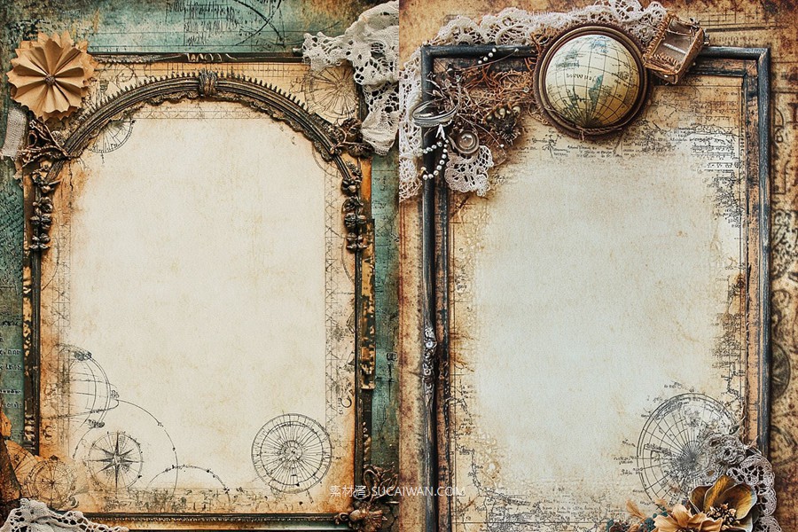 433组Ai智能Mj生成剪贴簿边框手机电脑壁纸提示词关键词咒语+背景图片 433 Ai Art Prompts for Scrapbooks Vol 4 , 第11张-素材湾丨精选海外优质设计素材资源 433组Ai智能Mj生成剪贴簿边框手机电脑壁纸提示词关键词咒语+背景图片 433 Ai Art Prompts for Scrapbooks Vol 4 , sucaiwan.com