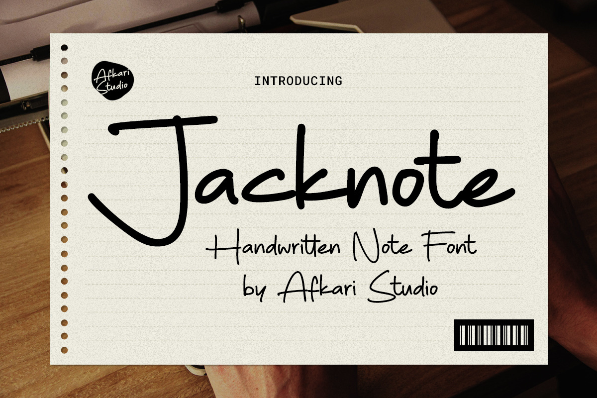 时尚创意品牌海报徽标设计手写记号笔英文字体安装包 Jacknote – Handwritten Marker Note Font , 第1张-素材湾丨精选海外优质设计素材资源 时尚创意品牌海报徽标设计手写记号笔英文字体安装包 Jacknote – Handwritten Marker Note Font , sucaiwan.com