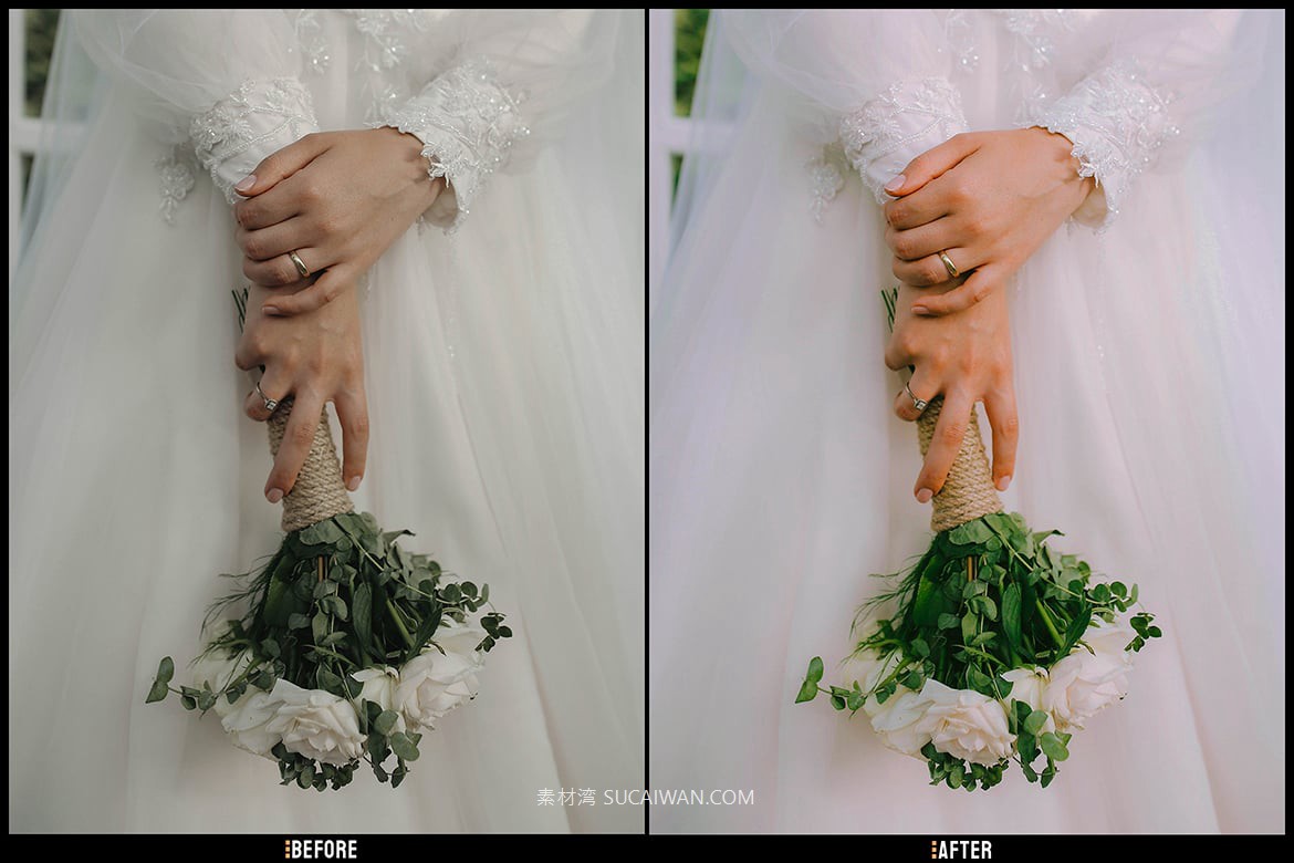 时尚浪漫ins风电影婚礼博主摄影照片调色Lightroom预设 Wedding Day – Desktop and Mobile Presets , 第2张-素材湾丨精选海外优质设计素材资源 时尚浪漫ins风电影婚礼博主摄影照片调色Lightroom预设 Wedding Day – Desktop and Mobile Presets , sucaiwan.com
