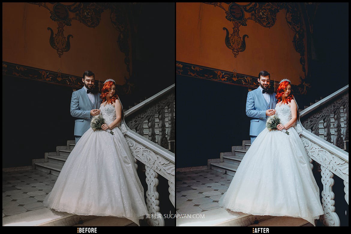 时尚浪漫ins风电影婚礼博主摄影照片调色Lightroom预设 Wedding Day – Desktop and Mobile Presets , 第3张-素材湾丨精选海外优质设计素材资源 时尚浪漫ins风电影婚礼博主摄影照片调色Lightroom预设 Wedding Day – Desktop and Mobile Presets , sucaiwan.com