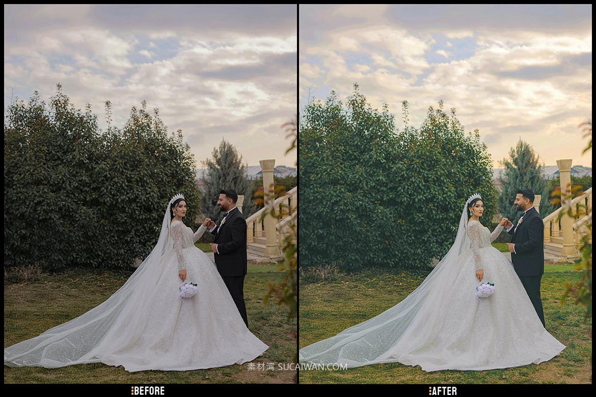 时尚浪漫ins风电影婚礼博主摄影照片调色Lightroom预设 Wedding Day – Desktop and Mobile Presets , 第5张-素材湾丨精选海外优质设计素材资源 时尚浪漫ins风电影婚礼博主摄影照片调色Lightroom预设 Wedding Day – Desktop and Mobile Presets , sucaiwan.com
