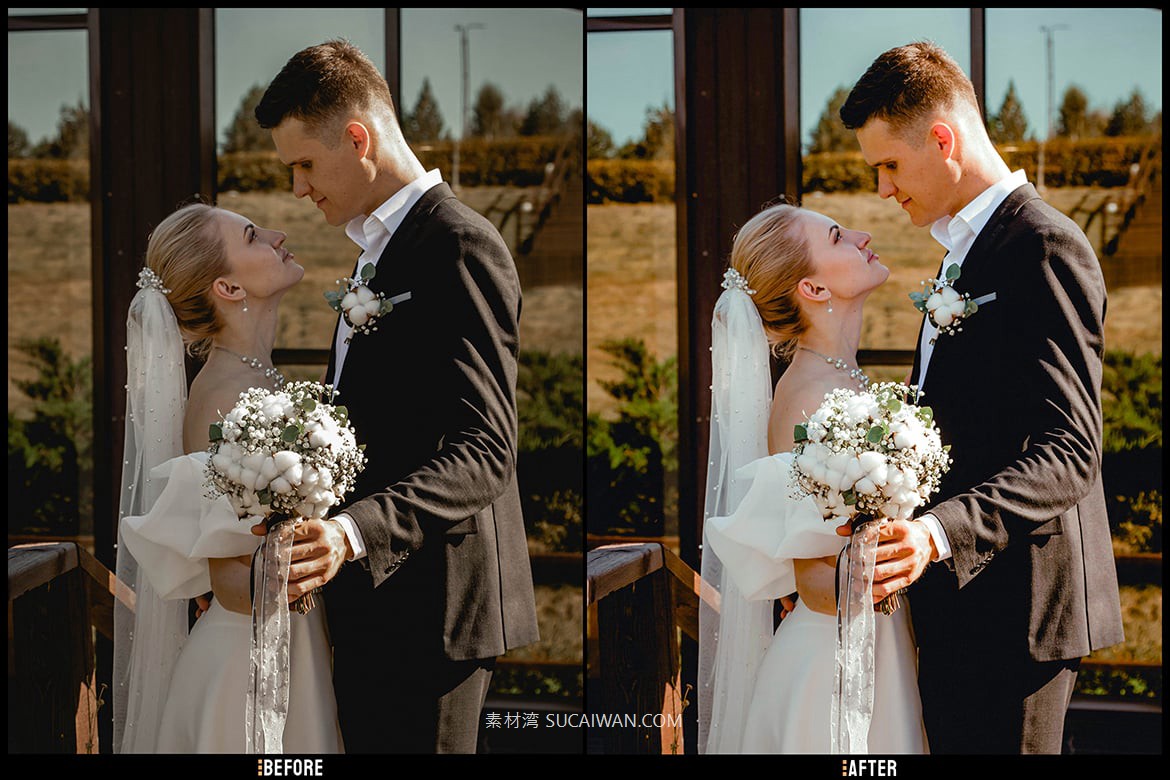 时尚浪漫ins风电影婚礼博主摄影照片调色Lightroom预设 Wedding Day – Desktop and Mobile Presets , 第6张-素材湾丨精选海外优质设计素材资源 时尚浪漫ins风电影婚礼博主摄影照片调色Lightroom预设 Wedding Day – Desktop and Mobile Presets , sucaiwan.com