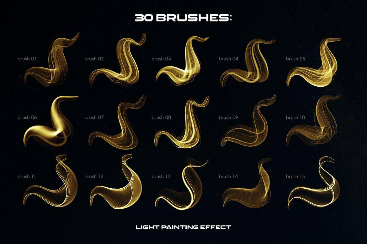 30款霓虹灯科技光条发光线条绘画效果procreate笔刷画笔素材 Light Painting Procreate Brushes , 第3张-素材湾丨精选海外优质设计素材资源 30款霓虹灯科技光条发光线条绘画效果procreate笔刷画笔素材 Light Painting Procreate Brushes , sucaiwan.com