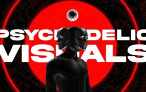 Pixflow - 3D Psychedelic VJ Loops 88个高质量3D迷幻视觉效果时尚音乐节演出现场舞台DJ投屏循环动画视频叠加元素
