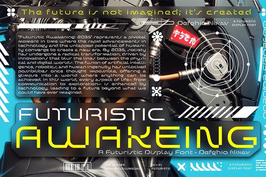 时尚未来科幻赛博朋克品牌海报徽标设计无衬线英文字体安装包 UT Defghio Nixav – A Futuristic Display Font 设计素材 第8张-素材湾丨精选海外优质设计素材资源 时尚未来科幻赛博朋克品牌海报徽标设计无衬线英文字体安装包 UT Defghio Nixav – A Futuristic Display Font 设计素材 sucaiwan.com