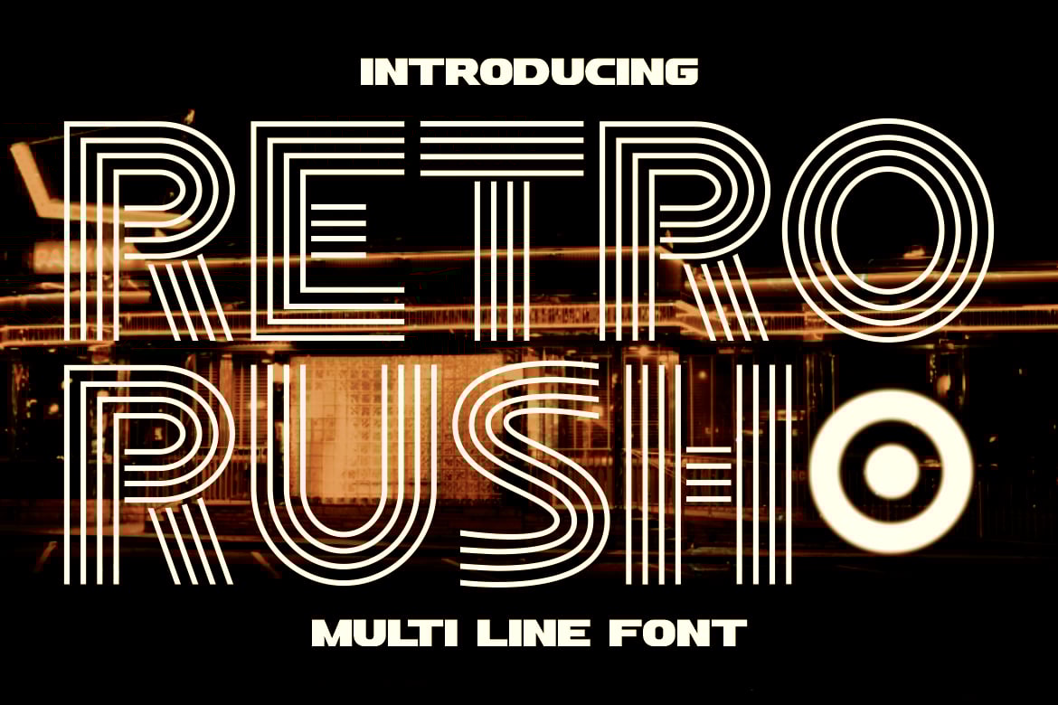 时尚复古品牌海报徽标包装设计装饰英文字体安装包 Retro Rush – Retro Font , 第1张-素材湾丨精选海外优质设计素材资源 时尚复古品牌海报徽标包装设计装饰英文字体安装包 Retro Rush – Retro Font , sucaiwan.com