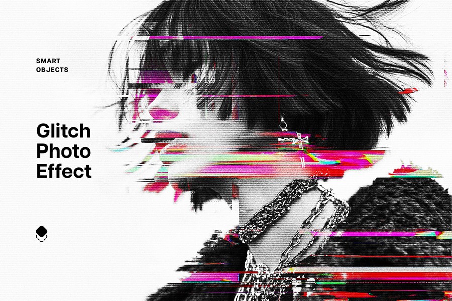 故障失真扭曲照片效果ps特效滤镜样机 Glitch Template Effect , 第1张-素材湾丨精选海外优质设计素材资源 故障失真扭曲照片效果ps特效滤镜样机 Glitch Template Effect , sucaiwan.com