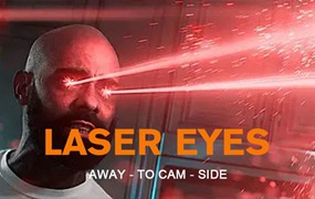 150组科幻英雄眼部激光光线射线扫射合成特效视频素材 Production Crate – Magic Powers Laser Eye