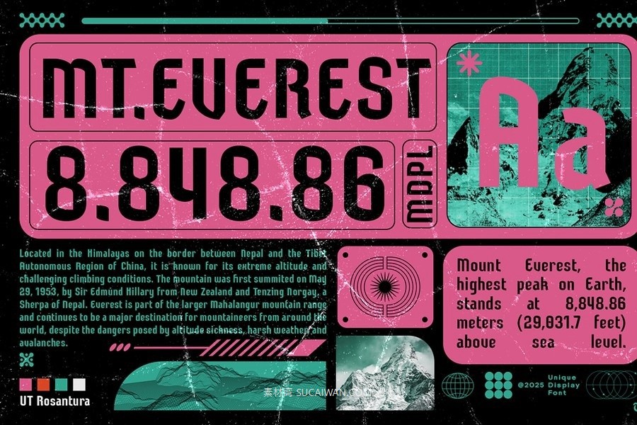 现代复古品牌海报徽标设计无衬线英文字体安装包 Rosantura – A Unique Display Font , 第8张-素材湾丨精选海外优质设计素材资源 现代复古品牌海报徽标设计无衬线英文字体安装包 Rosantura – A Unique Display Font , sucaiwan.com