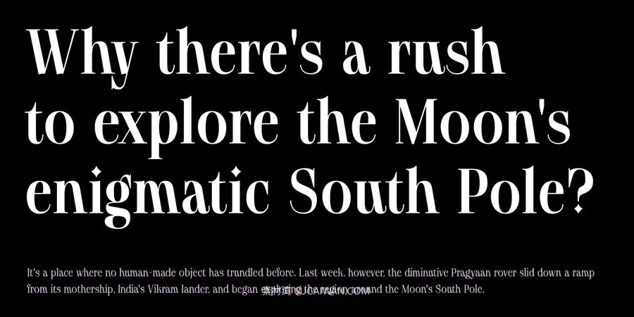 12款字重现代优雅标题标签杂志标题徽标logo设计psai衬线英文字体安装包 MyFonts – Gatara Font Family 设计素材 sucaiwan.com