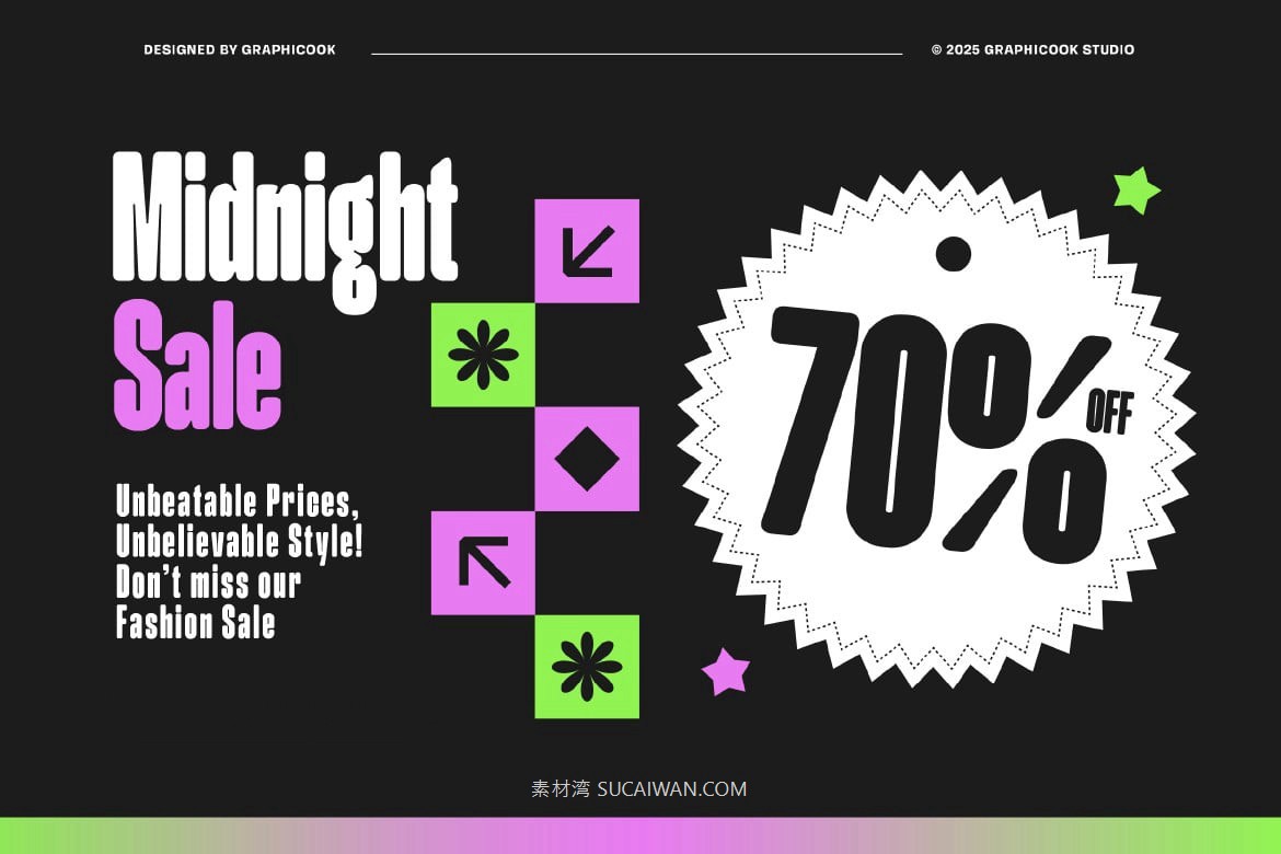 现代时尚杂志包装徽标设计无衬线英文字体安装包 Trapsan 设计素材 sucaiwan.com